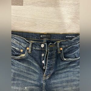 Purple Brand Men's Dark Blue Skinny Jeans